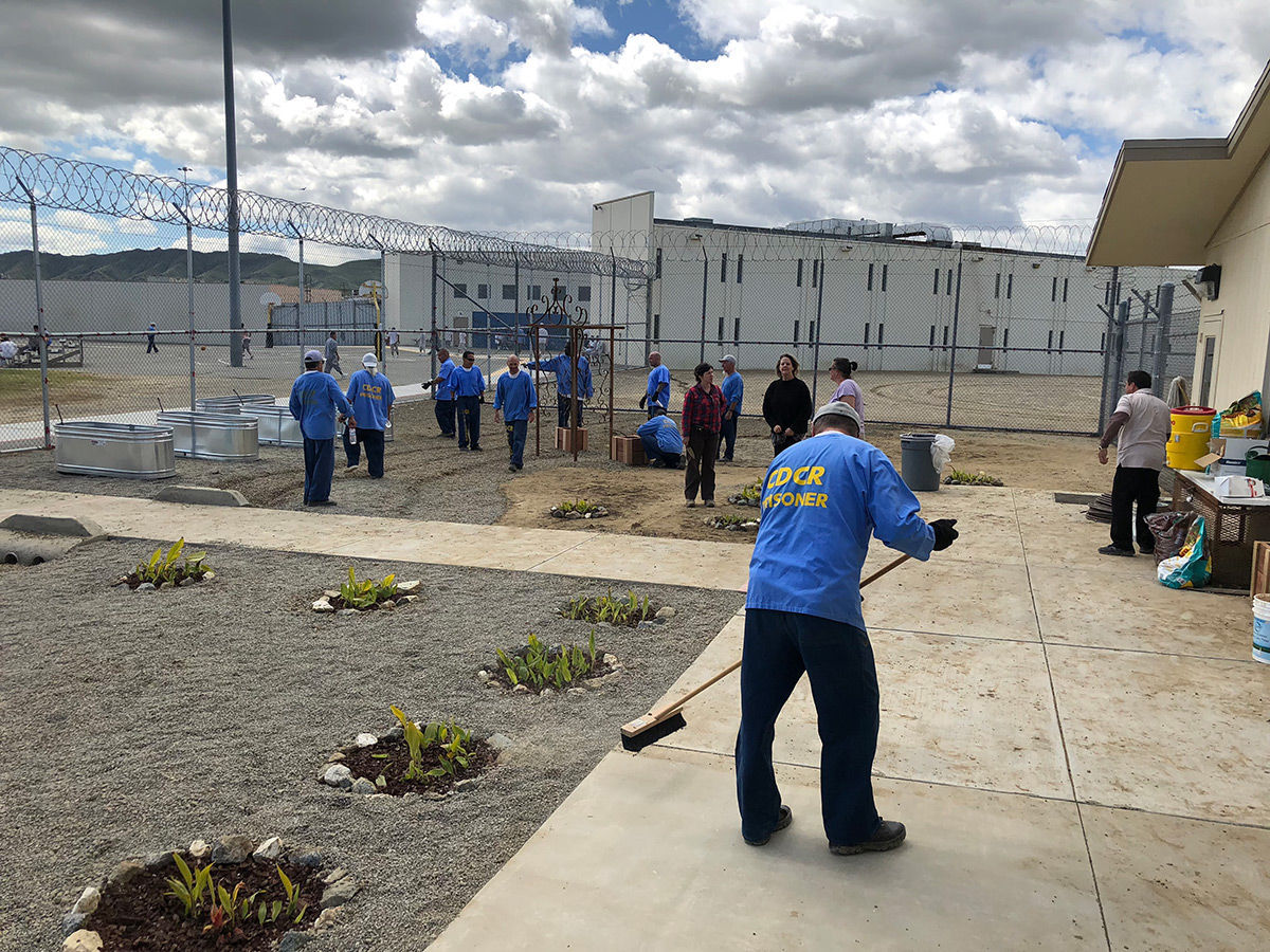 Avenal State Prison garden